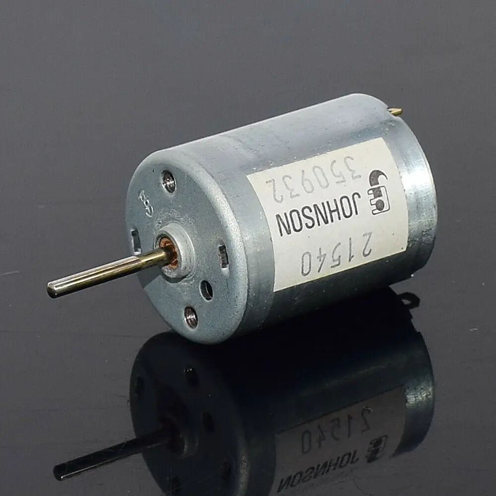 Johnson Rf-370Ca-12560 Motore Dc 12V ~ 24V Albero Lungo Johnson Motor 12V 7250Rpm Micro 370 Rc Motor Per Modelli Di Barche Per Auto Giocattolo