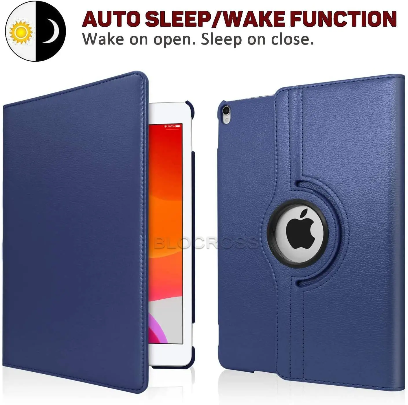 iPad Case iPad Keyboard Case Tablet Case for iPad Air1 Air2(5th 6th Gen)iPad 10.2 Air4 Air5 10th Gen 10.9 Pro11 Pu Leather Rotating Smart Cover Auto Sleep Wake