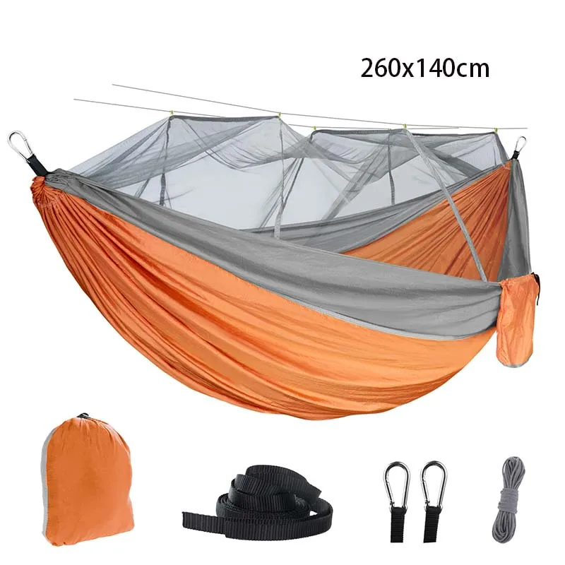 Gaeirt Hamac portatif extérieur, hamac de Camping de moustiquaire en