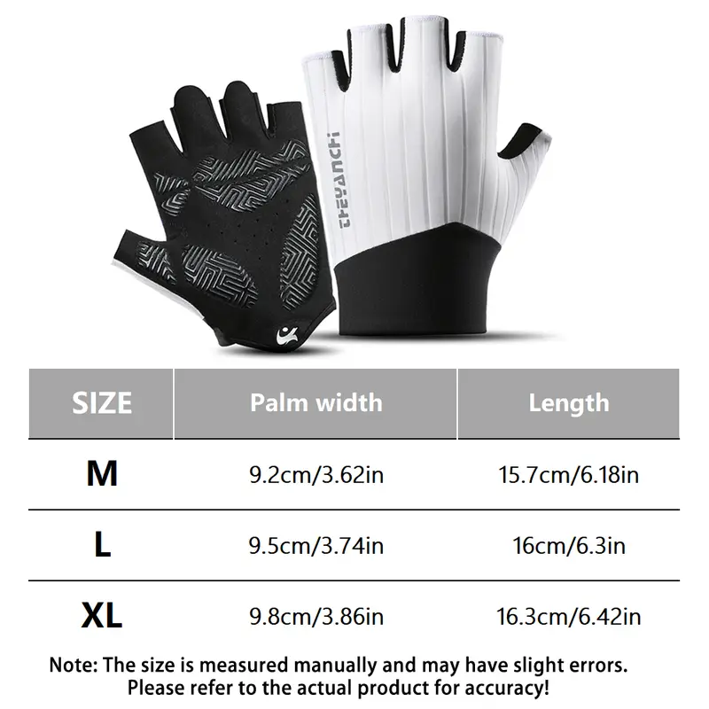 Summer Half Finger Cycling Gloves for Men Outdoor Sports Non slip Breathable Bicycle Riding Gloves - Image 5