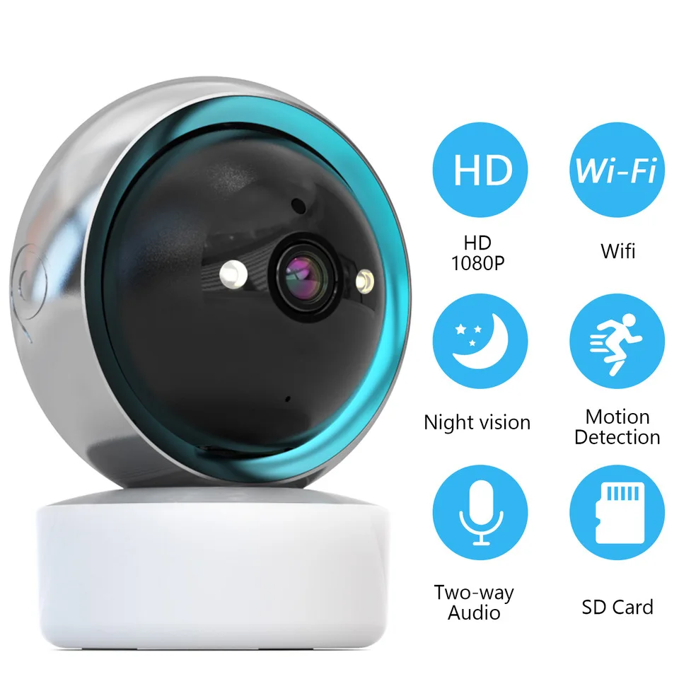 

2MP 1080P iCsee APP Full Color Wireless PTZ IP Dome Camera AI Humanoid Detection Home Security CCTV Intercom Baby Monitor