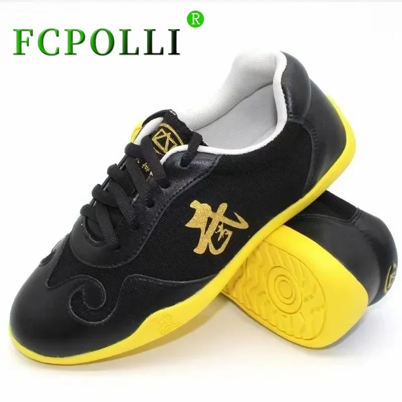 Professional Kungfu Shoes for Unisex Black Red Martial Arts Shoes Men Women Comfortable Wushu Shoe Couples Brand Taiji