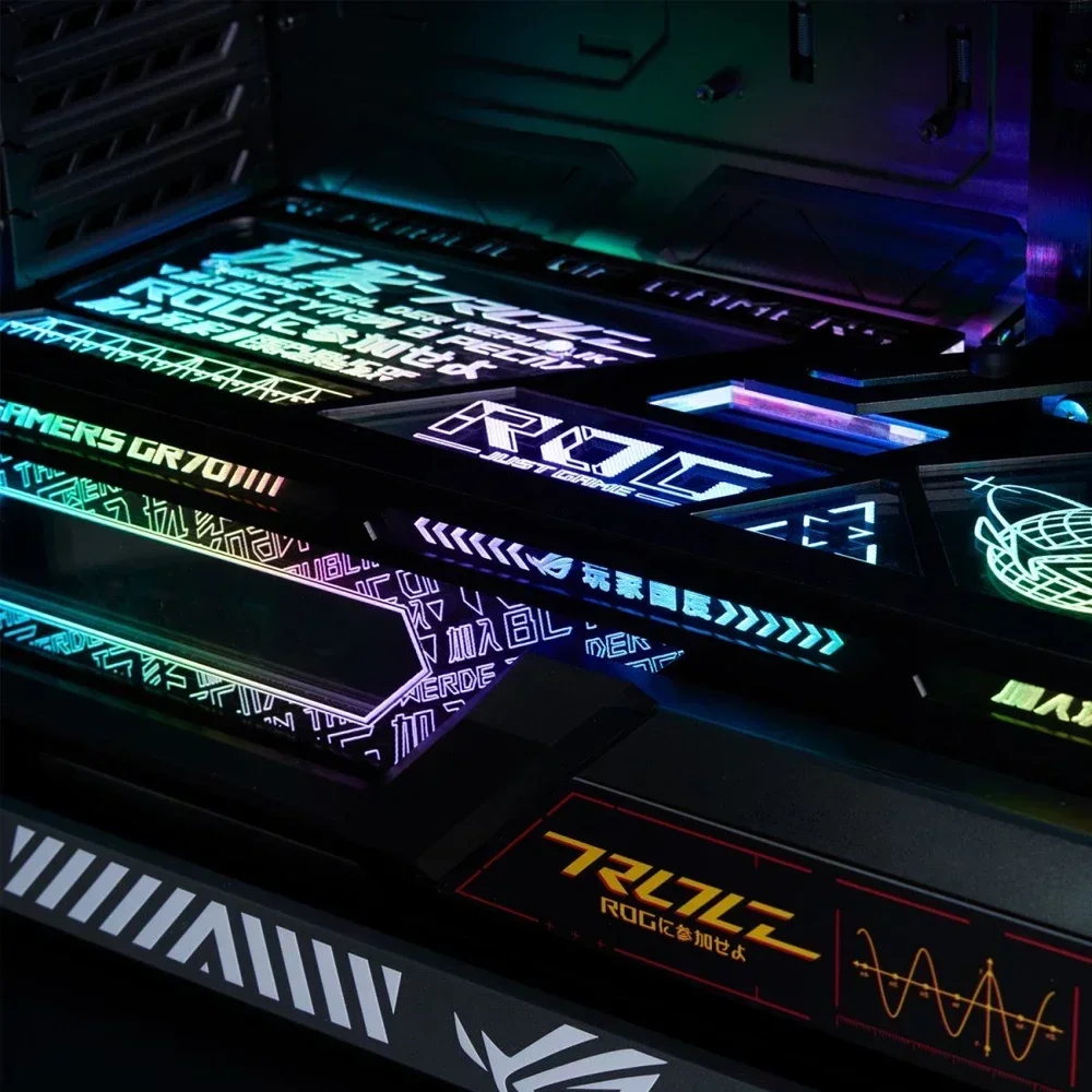 DIY ARGB Lightboard Kit for Asus GR701 Chassis ROG HYPERION Gamer Cabinet Laser Lighting Panels MOD Refit Plate 5V AURA SYNC pc case pc chassis