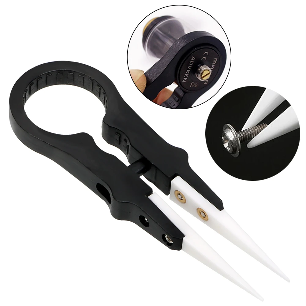 Ceramic Insulation Tweezers Forceps High Temperature Resistance Multifunctional precision tweezers tweezer tool ceramic tweezers