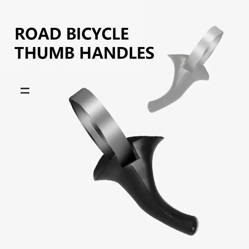 1 Pair Bicycle Handlebar Thumb Grips MTB Road Gravel Bikes Togs Road Thumb Over Grip Bike Accessories