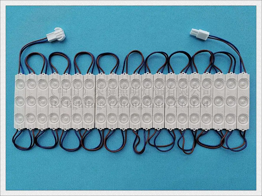 AC220V / AC110V input injection LED light module for sign letter 2W 250lm SMD3030 3 led IP65 waterproof 85mm*18mm*7mm