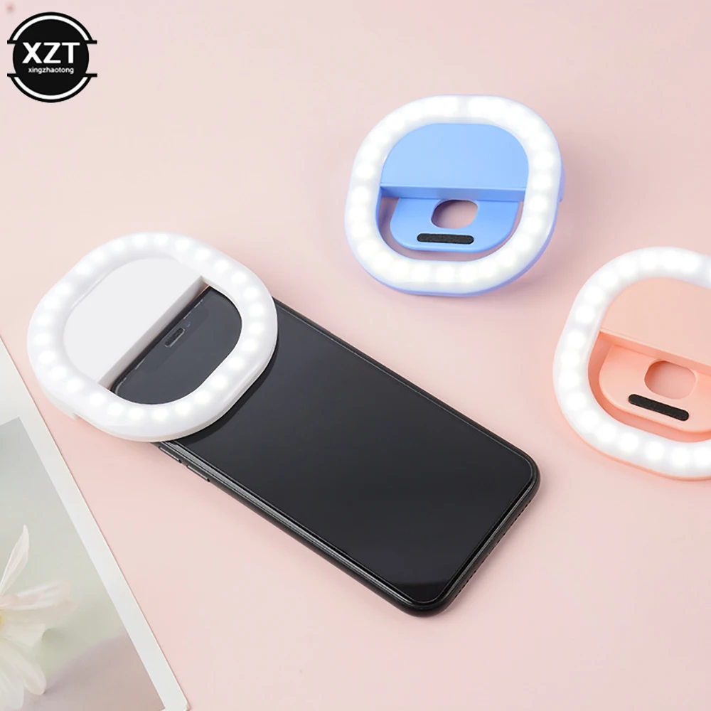 NEW Mobile Phone Fill Light Live Beauty Selfie Rechargeable Ring Usb Fill Light Net Red Live Mobile Phone Self-timer Fill Lights