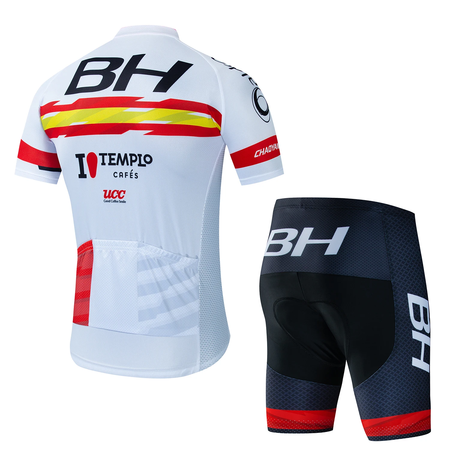 Description Picture 6 of item2024 Coloma Team Cycling Jersey Set Mens BH Short Sleeve Clothing Road Bike Shirts Suit Bicycle Bib Shorts MTB Maillot