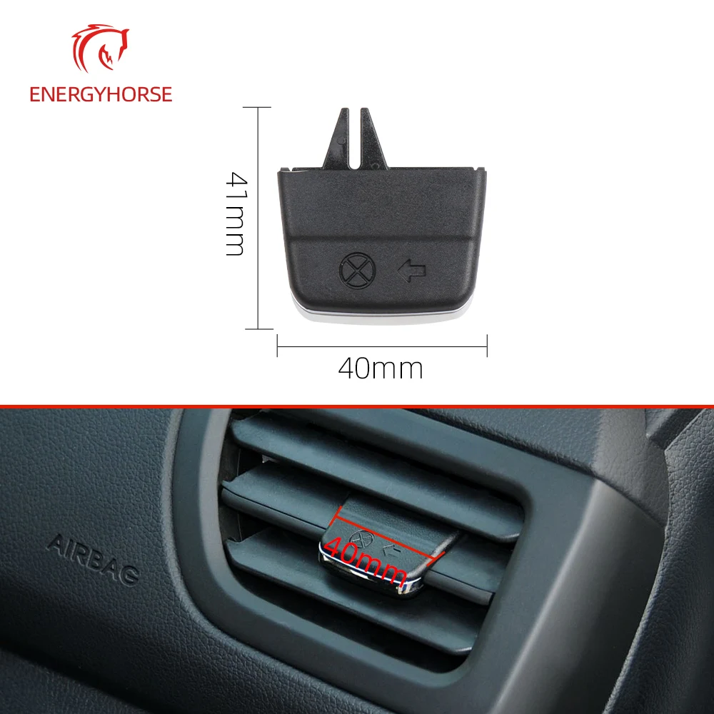4PCS Front AC Vent Slider Repair Kit Car Air Conditioning Vent Outlet Grilles Clip Paddles 2011-2015 For KIA K2