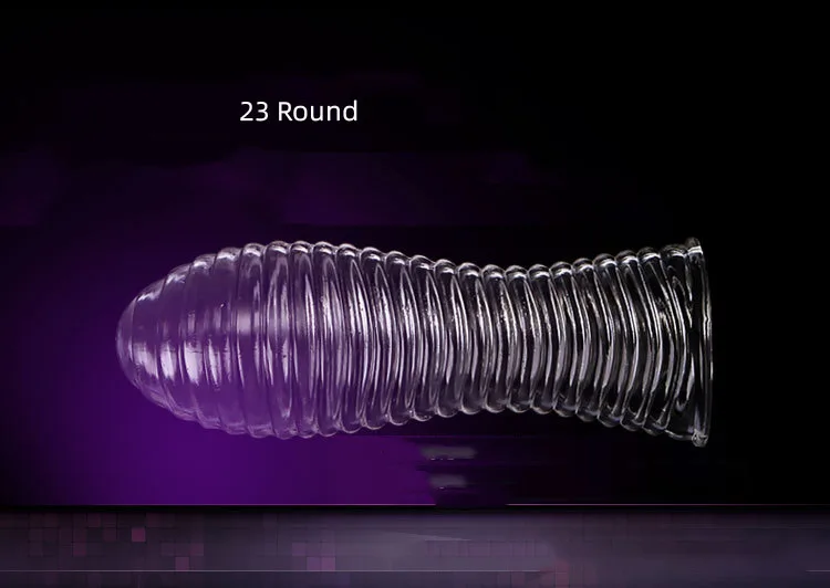 Crystal Delay Round Penis Sleeve lasting enlargement sex products Bold Clitoris delay erection aid extend sex toys for men male sex toys