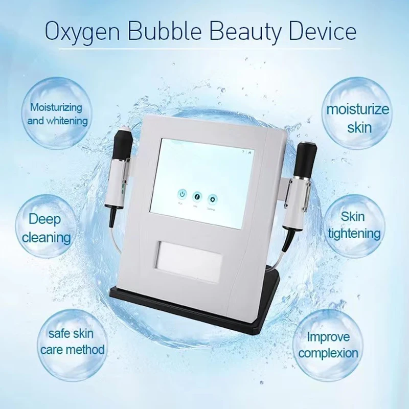Factory Price 3 In 1 Oxygen Facial Machine Ultrasound Rf Co2 Bubble Oxygenation Skin Tightening 3 In 1 Oxygen Jet Facial Machine