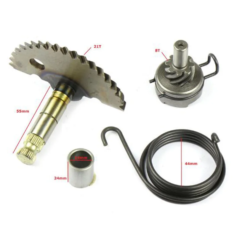 Kick Start Kit Complete Gear Shaft Spring Pinion For 50CC GY6 139QMB Scooter ATV