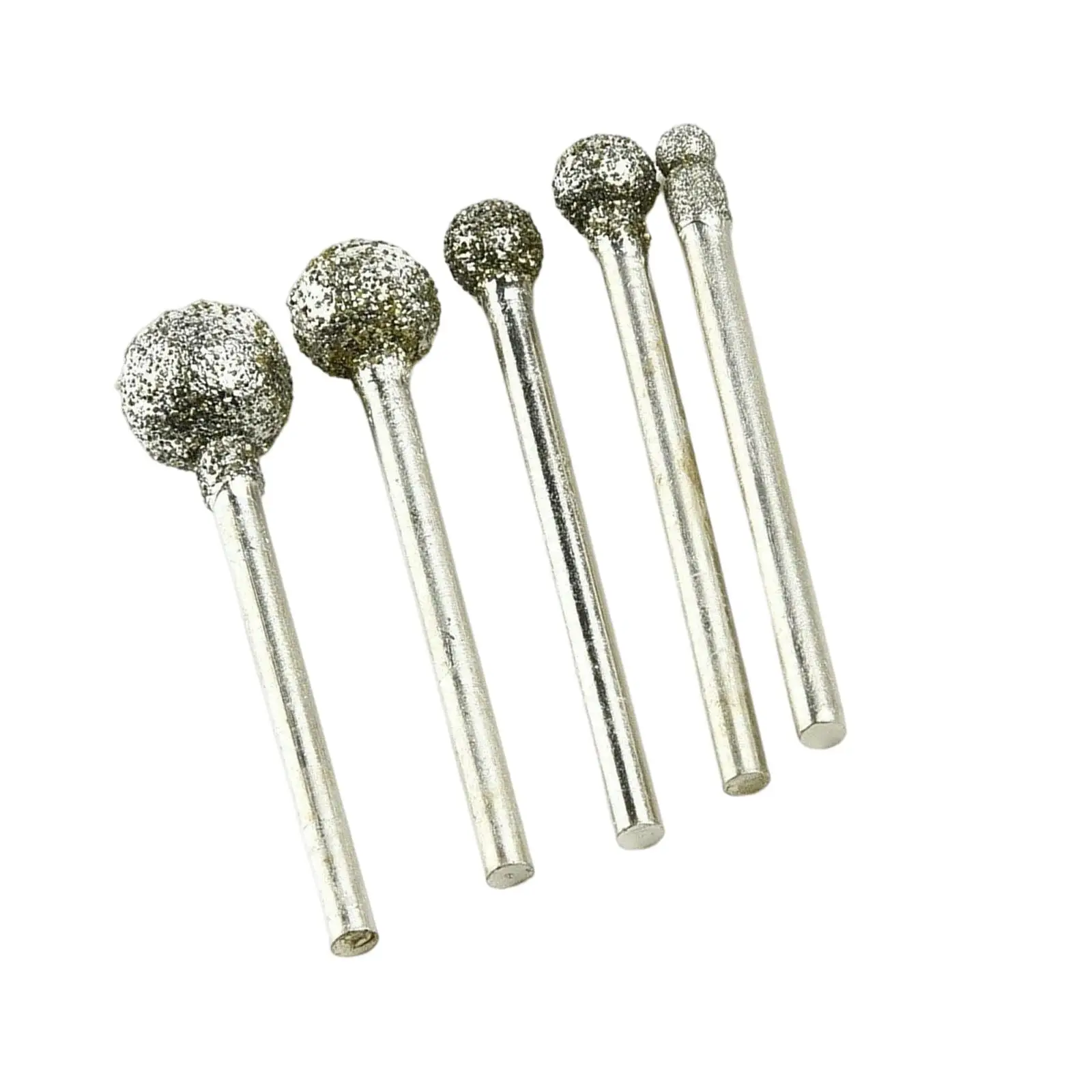 

5 шт. набор сферических алмазных шлифовальных наконечников для вращающегося инструмента