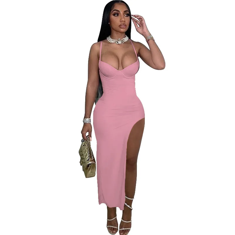 thumbnail image 1 of Monos de una pieza sexys de Spifore para mujer, para fiesta, club, pantalones pitillo, monos ajustados sin tirantes de verano, ropa urbana negra, 1 of 5
