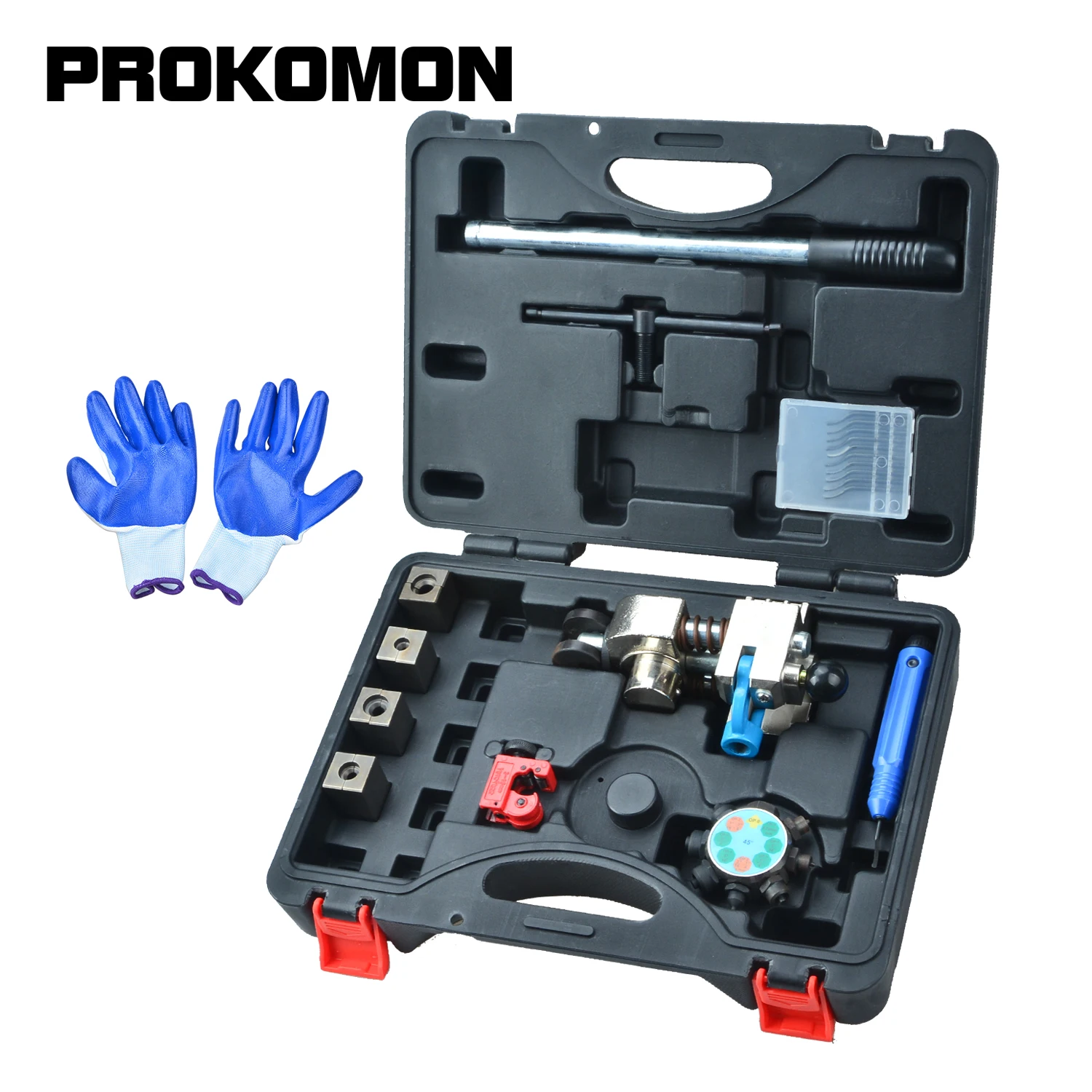 Brake Pipe Flaring Tool Turret Kit 3/16 1/4 5/16 3/8 Turret Tool with