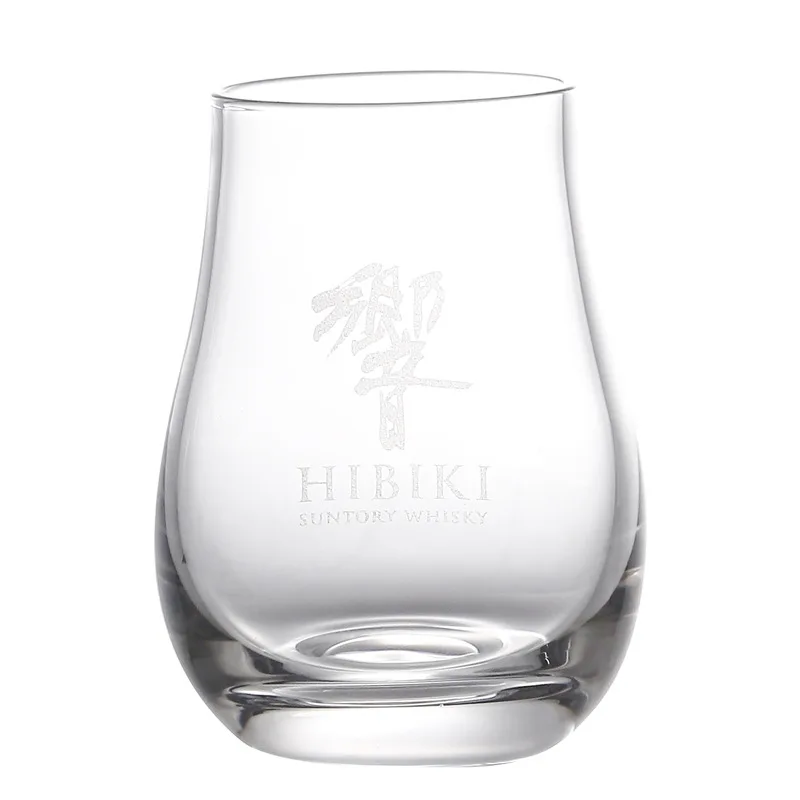 Whiskey Glass Round egg shaped Whiskey Glasses with Wooden tray Whiskey Tumblers