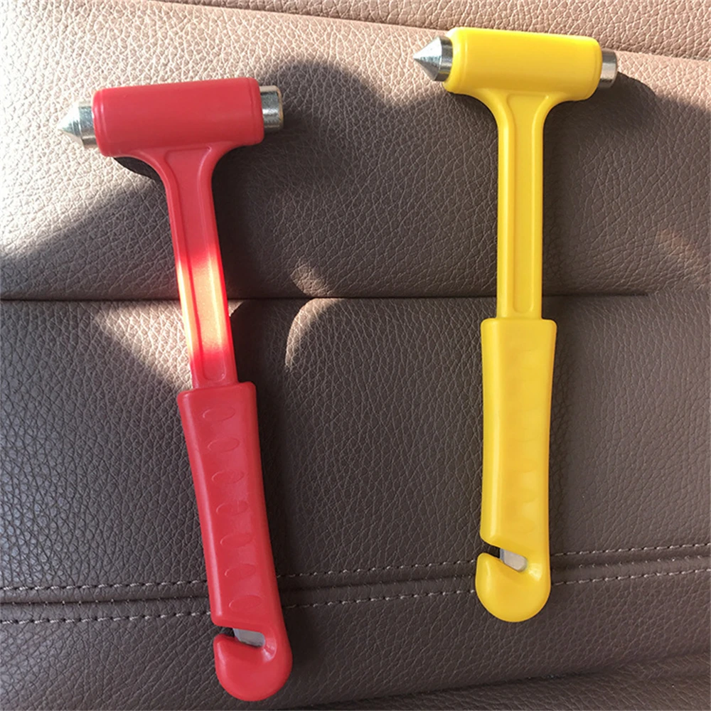 Car Safety Hammer Seat Belt Cutter Window Glass Breaker Mini Life Saving Escape Emergency Hammer