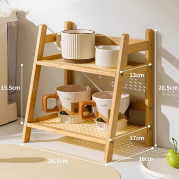 Bamboo Countertop Organizer 3