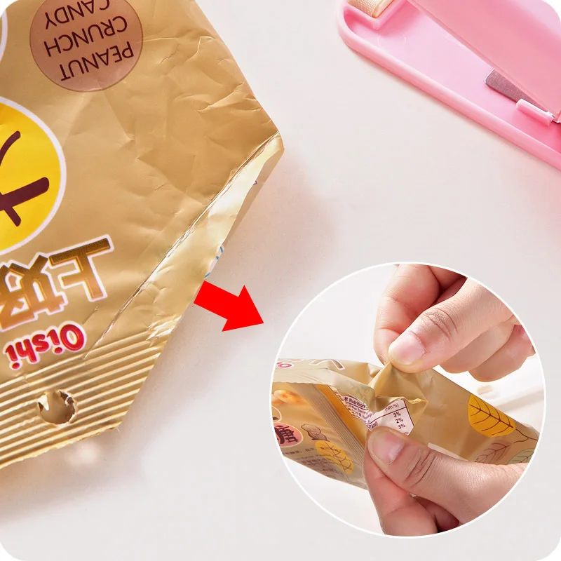 Snack Sac Staplers : chip bag resealer