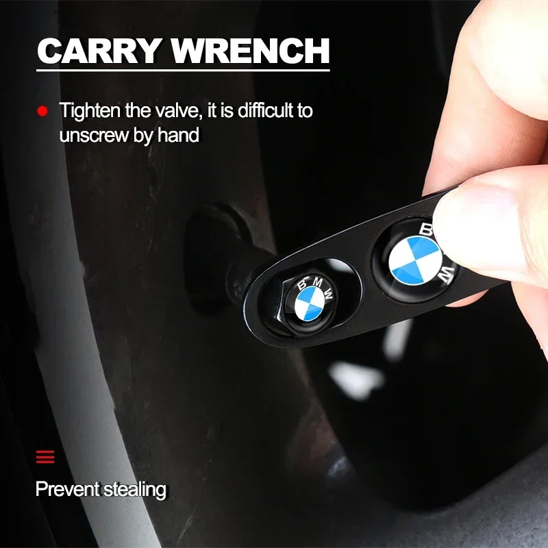 BMW E36 E46 E90 E60 E39 F30 F10 F20 E70 E53 G30 E91 악세사리용 키체인 키링 배지가 있는 자동차 휠 타이어 밸브 스템 캡