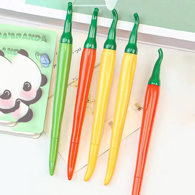 3/5Pcs 귀여운 시뮬레이션 카옌 시리즈 젤 펜 사무실 학교 문구 어린이를위한 쓰기 펜 크리 에이 티브 서명 펜