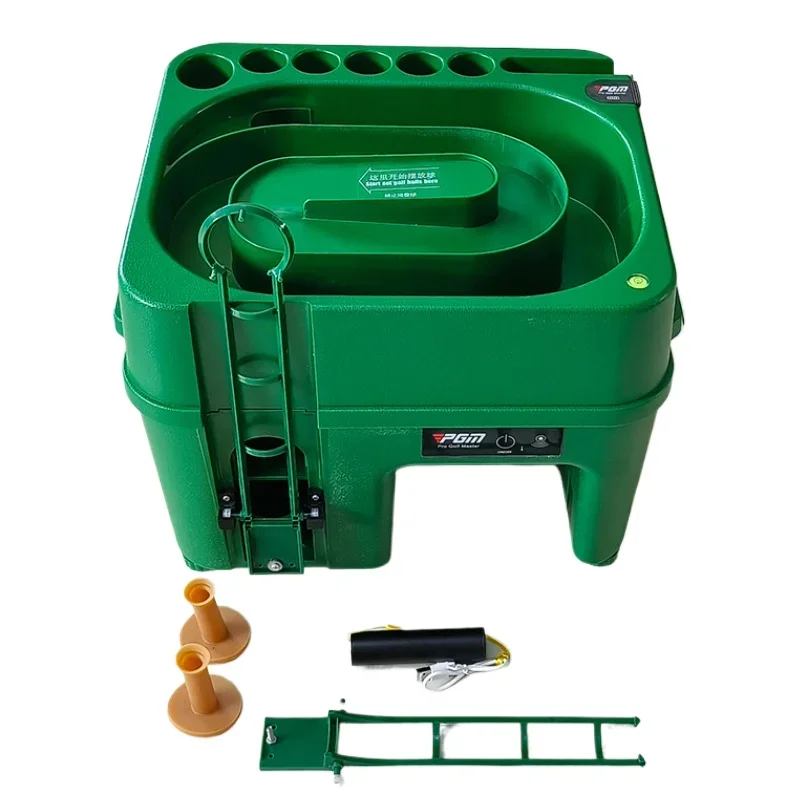 PGM Electric induction Golf serve Machine ABS Material Automatic Golf Ball Dispenser Clubs Holder Golf Training Service JQ017 2