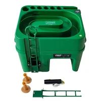 PGM Electric induction Golf serve Machine ABS Material Automatic Golf Ball Dispenser Clubs Holder Golf Training Service JQ017 2