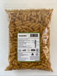 Vegan HPMC Empty Capsules - Yellow, 1000 Count, Kosher & Halal Certified - Size 00 (Dark yellow)