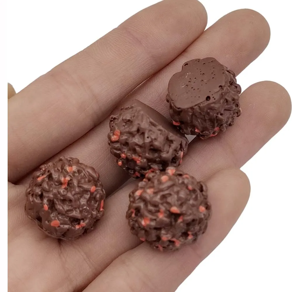 

3D Круглый полимерный шоколадный шар, миниатюрный кукольный домик, кухня, игрушки для игр, детский Кукольный домик, подарки, украшение «сделай сам»