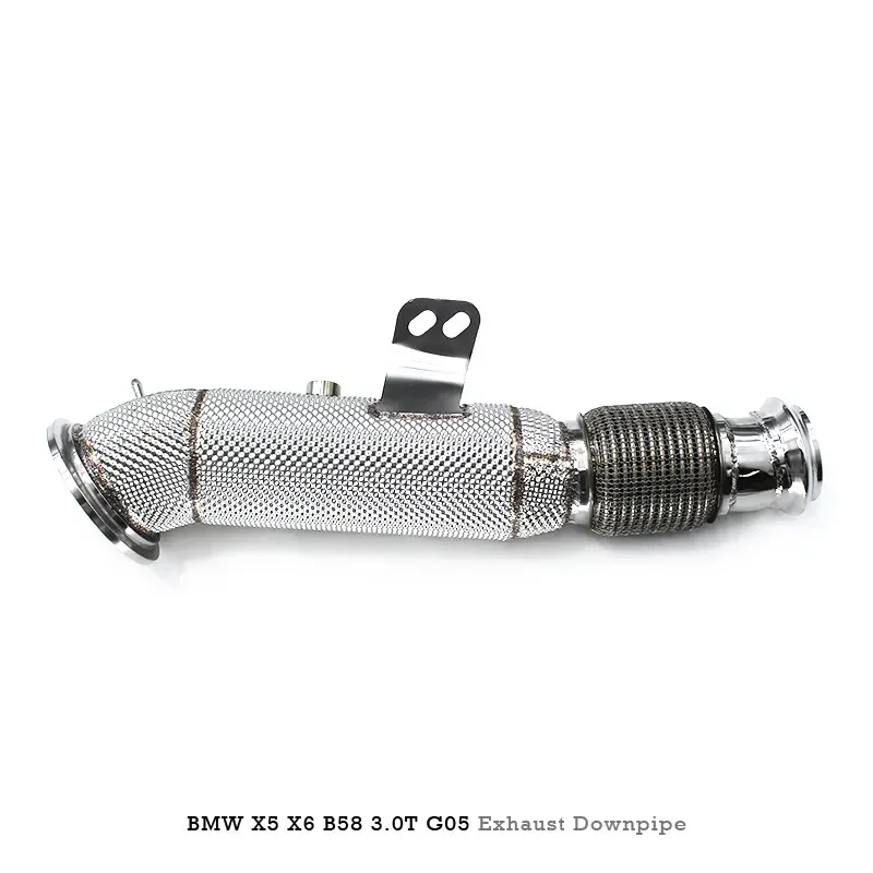 Head Section High flow Pipes branch downpipe Exhaust Pipe with catalyst for BMW X5/X6 B58 3.0T G05