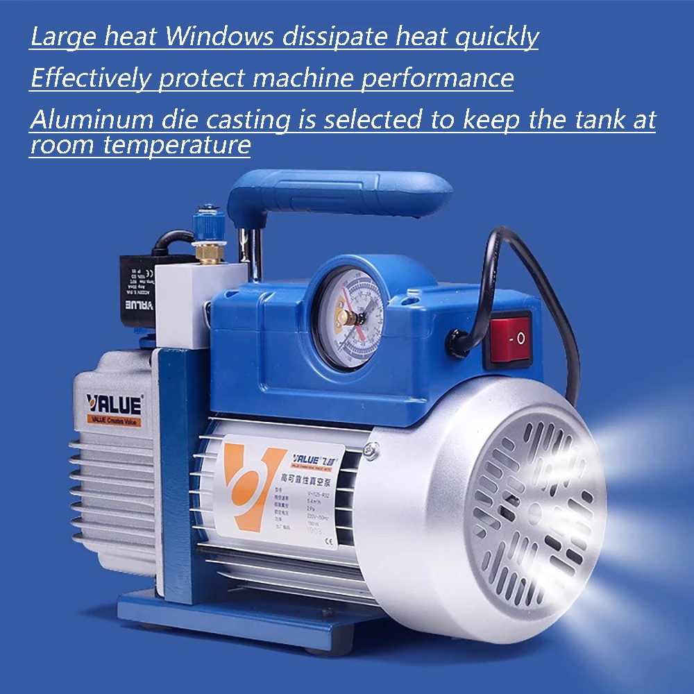 Wert Vi125-R32 Kälte Vakuumpumpe Kits für Klimaanlage r32 1234yfl  Kältemittel Wartung mit kostenlosem Zubehör - AliExpress