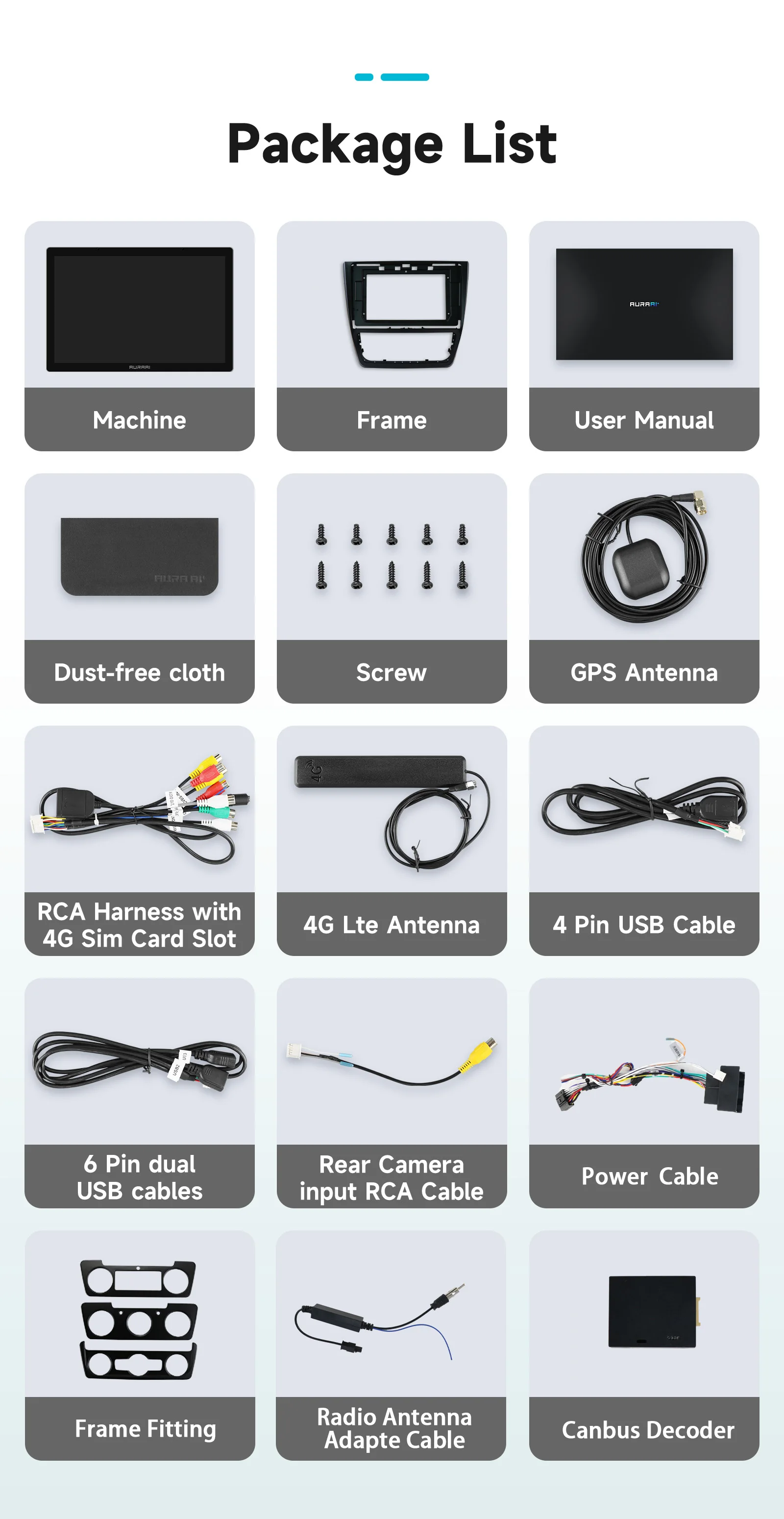 AURAAI 8-Kern Autoradio für SKODA Yeti 5L 2009-2014 Autoradio 2K Bildschirm ADAS 360 Kamera Carplay Android Auto GPS 7870 8G 256G Audio – Detail 38