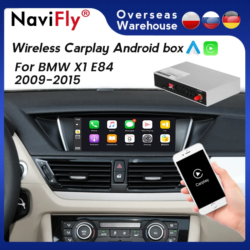 2009-2015 BMW X1 (E84) CarPlay and Android Auto Retrofit Multimedia  Interface