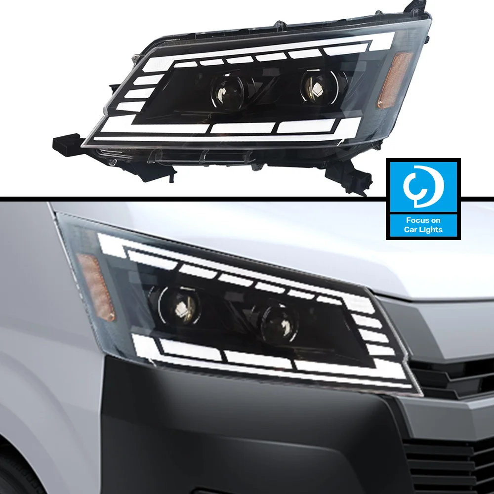 CarFrontHeadlightForToyotaHiace20192020TypeLEDHeadLamp