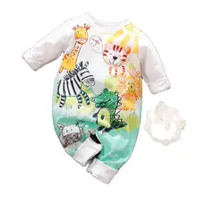 Infant Baby Girl Boys Printed Kawaii Cute Koala Jumpsuits Playsuit Outfits 