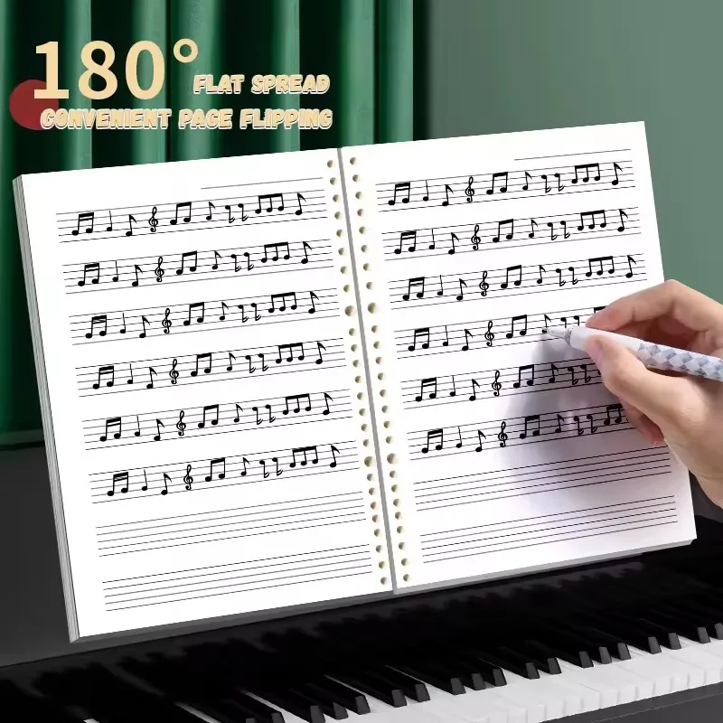 Refillable Staff Notebook – Ideal for School Supplies, Desk Use, and Gifts