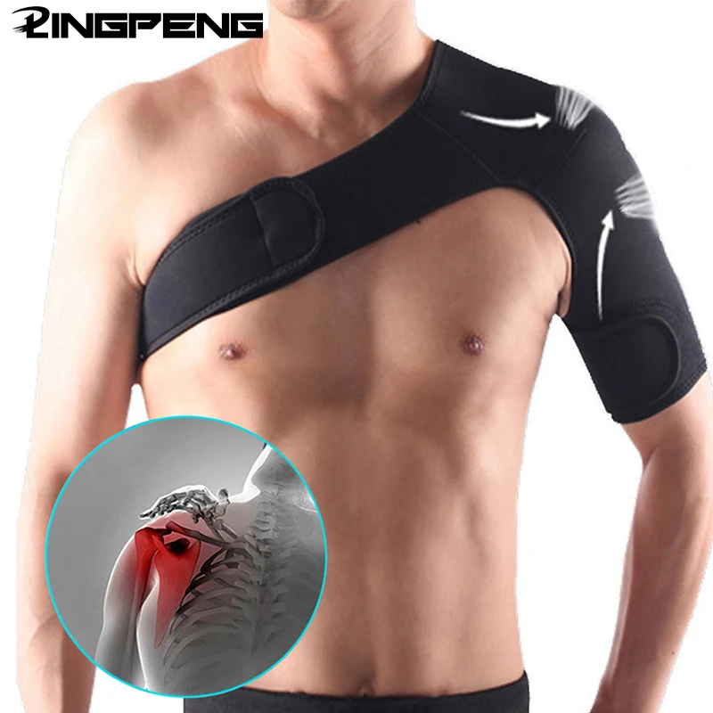 Adjustable One-shoulder Sports Brace for Men and Women Removable Shoulder  Girdle Joint Pain Relief Tendonitis Relief - AliExpress