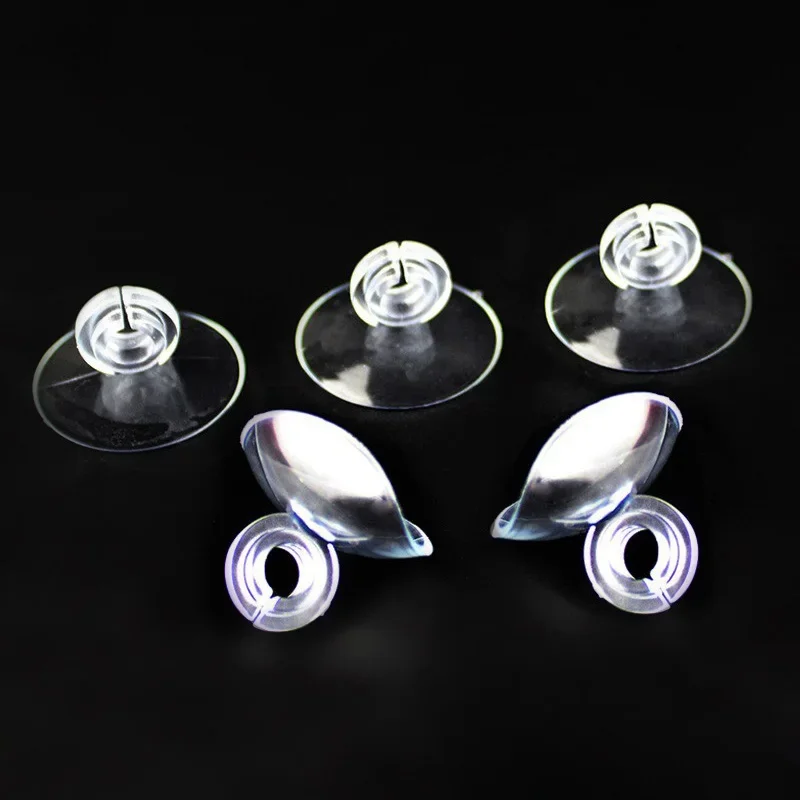 30pcs Aquarium Fixed Suction Cup Holder Fish Tank Sucker for 4mm Inner Diameter Airline Oxygen Pipe Tube Wire Holder Accessories