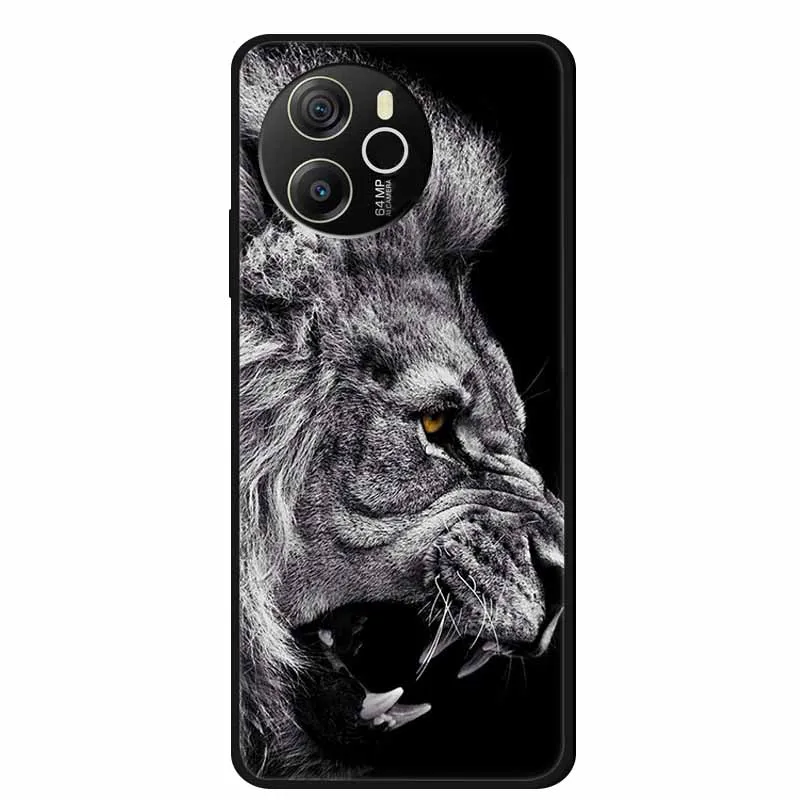 Black Silicone Soft Back Protective Case Cover