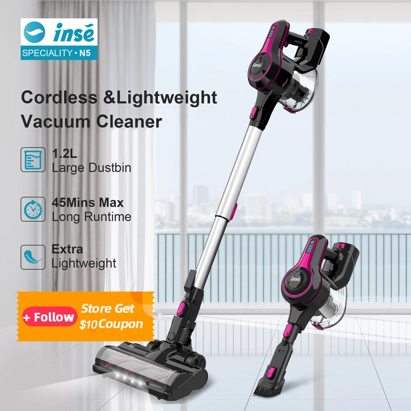 Inse Wireless Stick Vacuum Cleaner 
