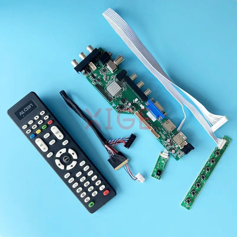 

Карта контроллера драйвера подходит для Φ/301 14 "1600*900 LTN140KT01-001 40-Pin LVDS USB + DHMI + VGA + 2AV DVB комплект для самостоятельной сборки цифрового сигнала
