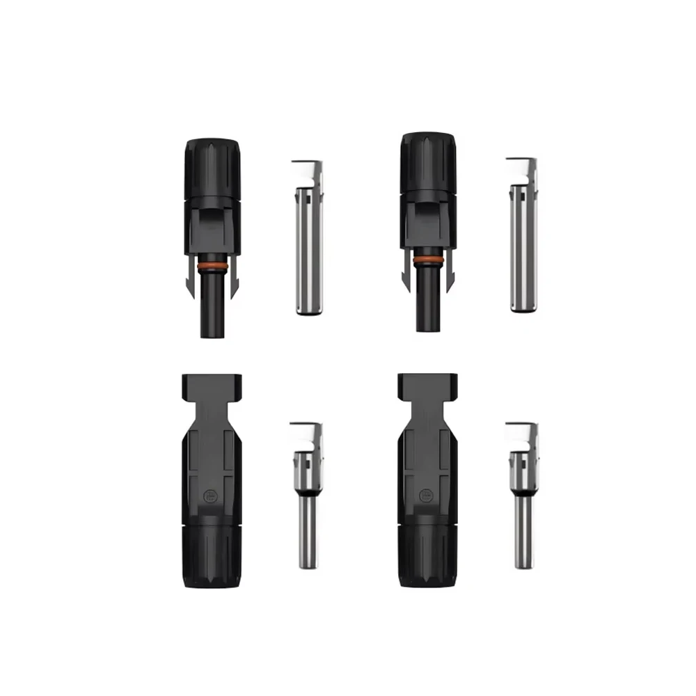 태양열 인버터 패널 PV 케이블 커넥터, PV 시스템 및 와이어 연결용, Y & H, 암수 방수 플러그, 2 쌍