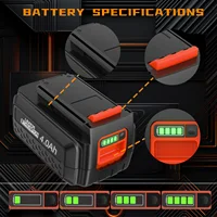 แบตเตอรี่สำหรับเครื่องมือไร้สาย Black & Decker รุ่น LBXR36 36v/40V 4000mAh LBX2040 BL2036 LST136 LST420 LST220 L50 แบบชาร์จได้ 2