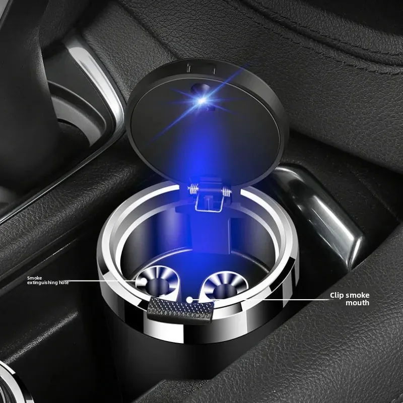 휴대용 LED 자동차 액세서리 재떨이, 원키 오픈 커버, 메르세데스-벤츠 C180 C200 C260 C300 W108 W124 W126 W140 W168 W16용