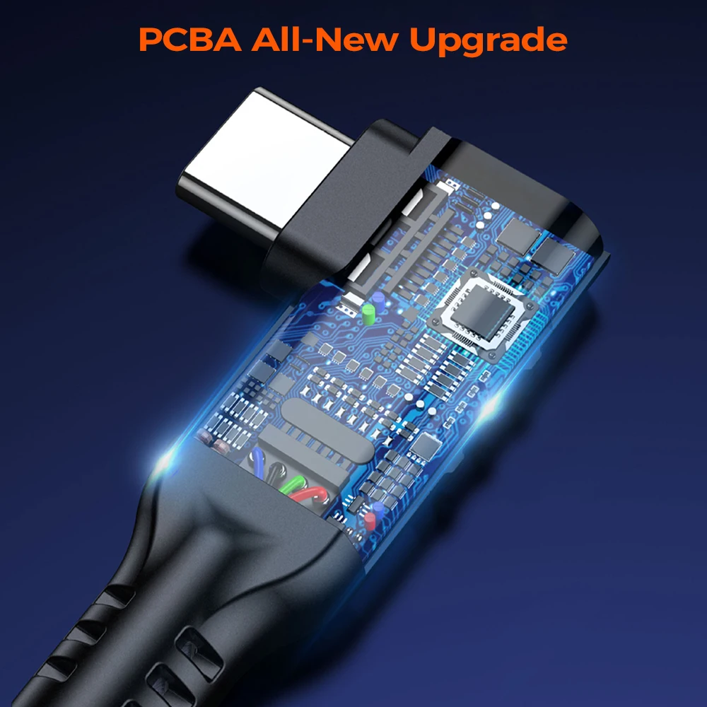 Premium USB-C Extension Cable - 90 Degree Angle, Ultra-Fast 240W Charging, 20Gbps Data Transfer, 8K@60Hz Support, Available in 3M and 5M Lengths