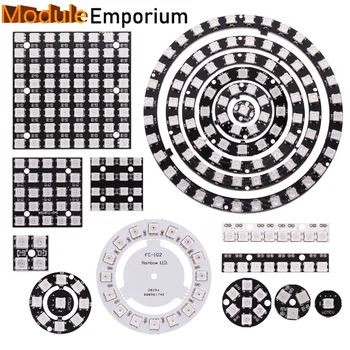 Arduino Diy용 통합 드라이버, 5050 RGB LED 링 램프 조명, 5V, 1 비트, 3, 4 비트, 7, 8 비트, 9, 12 비트, 16 비트, 24 비트, 32 비트, 64 비트, WS2812