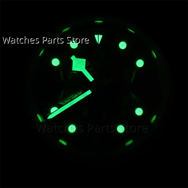 BLIGER 39mm Black Pink Dial VK64 Moon Quartz Chronograph Watch For