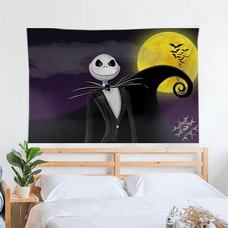 

Decoration Home Decor Nightmare Before Christmas Funny Tapestry Aesthetic Macramé Wall Hanging Room Decorating Items Tapries