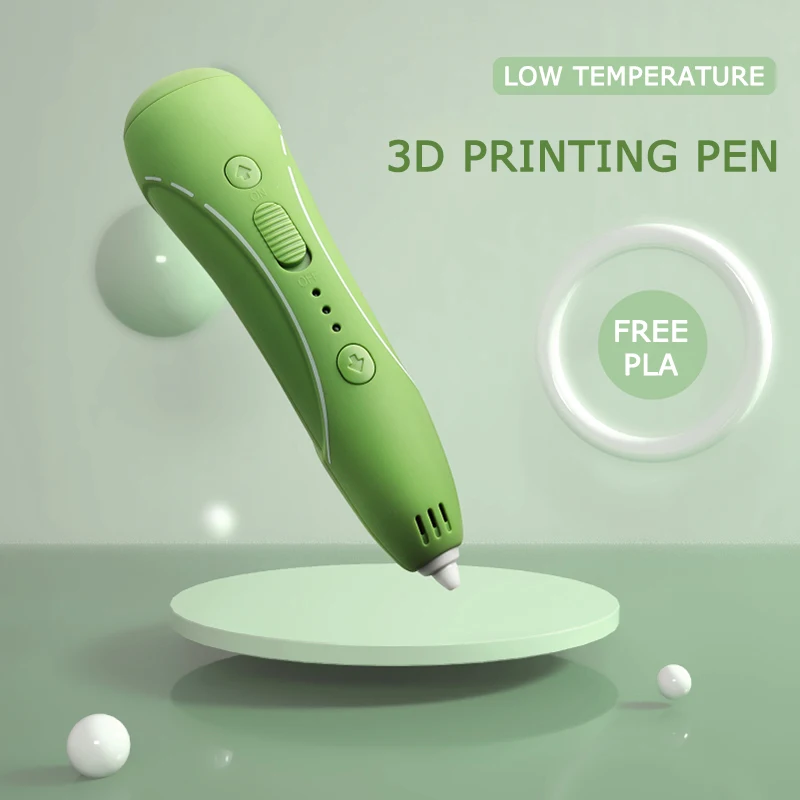 Newest 3D Printing Pen for Children Low Temperature 3D Drawing Pen Compatible PLA Filament Toys for Kids Gift DIY Drawing Pen newest urban double decker open air bus toy pull back children s car alloy abs sightseeing car model toys for boys kids gifts