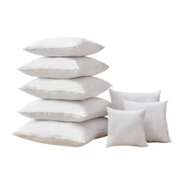 35-65cm PP Cotton Pillow Core High Resilience Soft Pillowcase Stuffing Moisture Absorption Breathable White Square Cushion Core 4